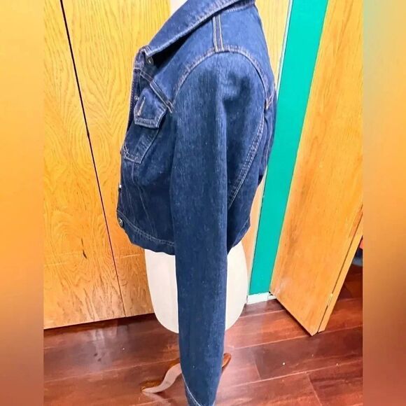 EUC Mossimo Supply Co Short Denim Jacket Size Medium #BK5 - Picture 6 of 7